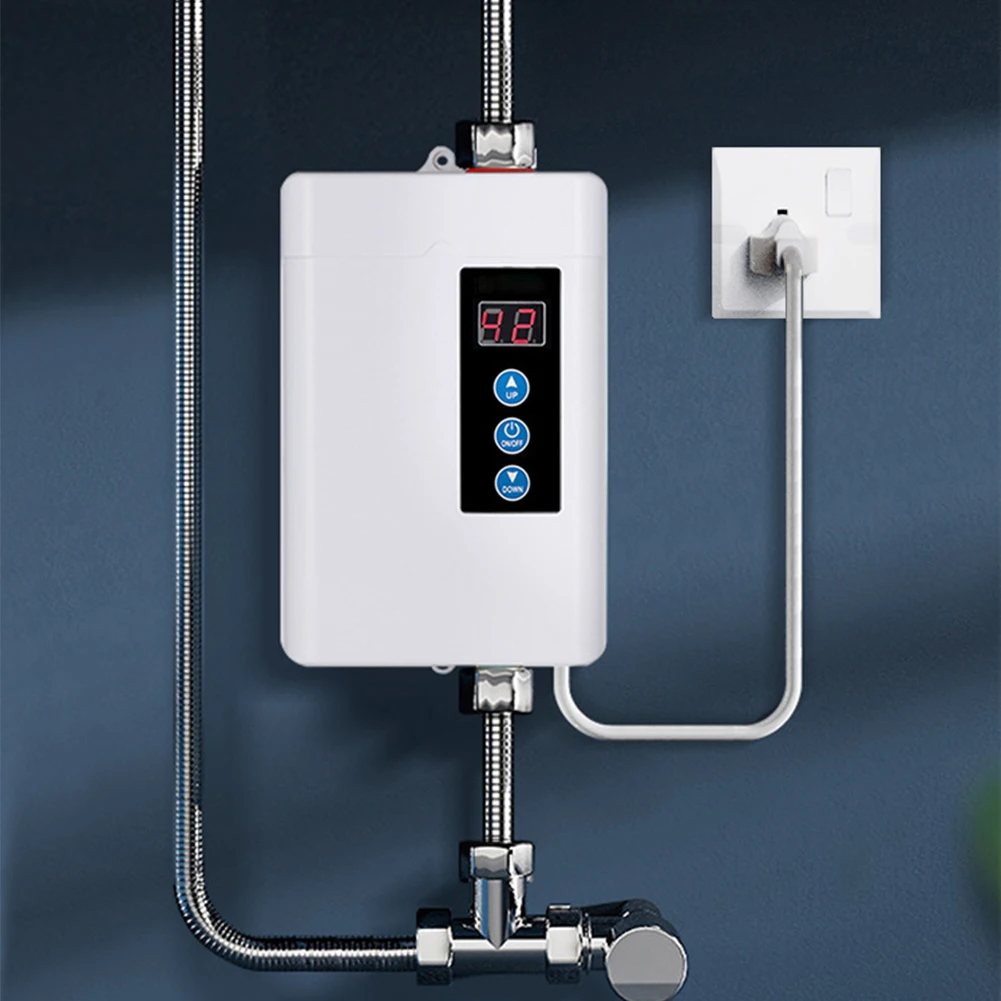 Instant Forró Zuhany Fűtés, Állítható Hőmérséklet Anyagok Továbbfejlesztett Biztonsági Funkciók Azonnali, illetve Csökkentett Fűtési 18
