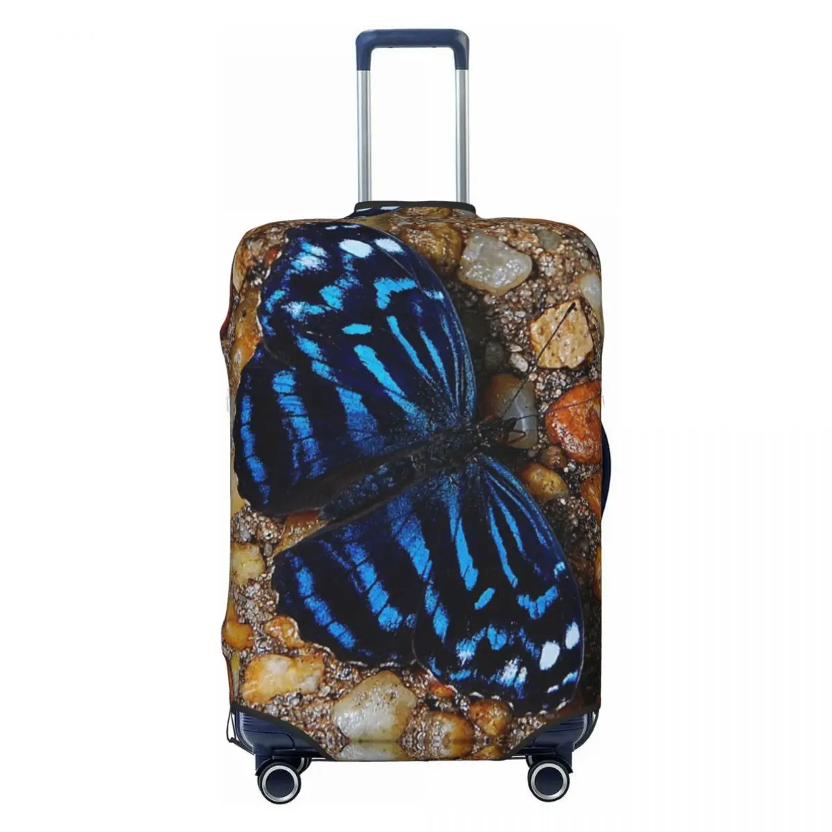 3D Pillangó Bőrönd Fedelét Mexikói Kék-szárny Rugalmas Üzleti Csomagtér Védő Felszerelést Nyaralás