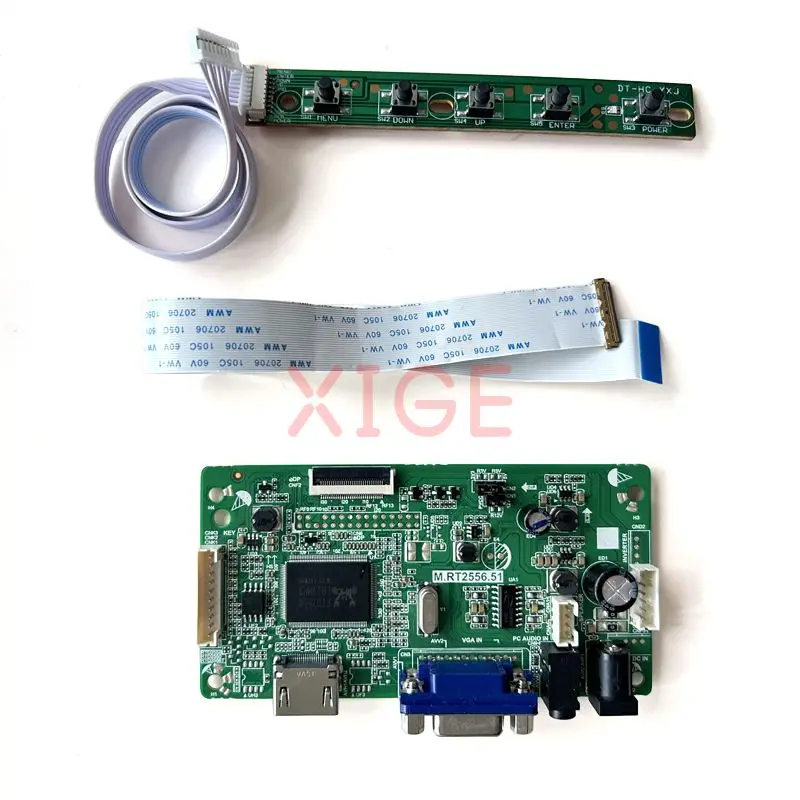 A N140BGE N140BGA LCD Monitor Vezérlő Vezető Testület Laptop Képernyő DIY Teszt Kit VGA, HDMI-Kompatibilis 14