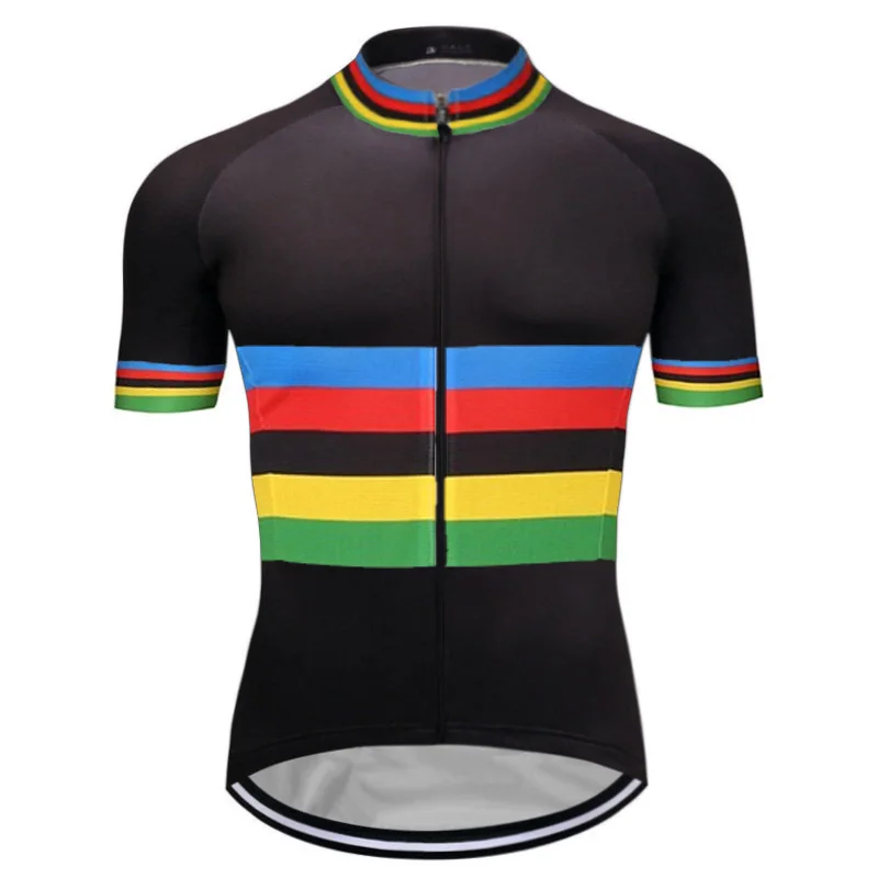 Kerékpáros Férfi Jersey Kabátot Viselnek A MTB Nyári Sport Felső Közúti Nap Lélegző Rövid Ing Kerékpár Maillot Ciclismo Ruházat