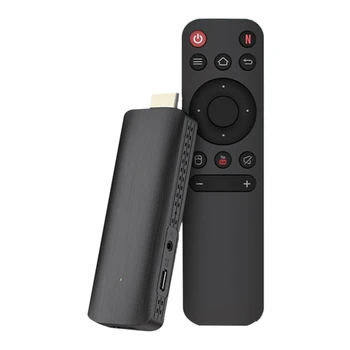 Fekete TV Android TV Stick HDR Set-Top-OS 4K BT5.0 Wifi 6 2.4/5.8 G Android 10 Okos Botok Android Media Player
