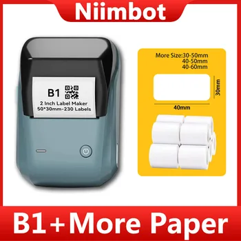 Niimbot B1 Mini Termál öntapadó Címke Nyomtató Mini Hordozható Nyomtató Mobil Matrica Zsebében feliratozógép Nyomtató Niimbot