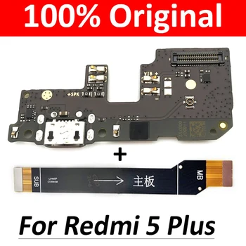Eredeti USB Csatlakozó Töltő Port Dokkoló Töltő Flex Kábel Xiaomi Redmi 5 Plusz USB-Töltés Fórumon Micro