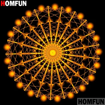 Homfun Teljes Négyzet/Kör Gyakorlat 5D DIY Gyémánt Festmény 