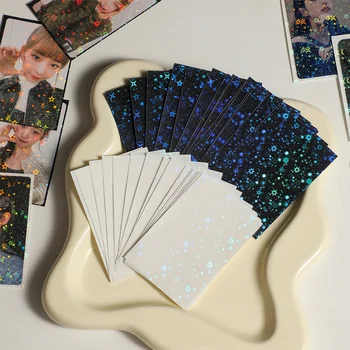 20 Lap Aranyos Fotó Kártyát Védőtasak Divat Csillogó Fényes Kpop Idol Kártya Tartóját Átlátszó, Vízálló Kártya Tartóját
