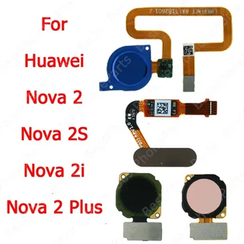 Új Ujjlenyomat-Érzékelő Flex Kábel Home Gombot A Huawei Nova 2i 2 2 Lite Vissza Gombot, Érintse meg a Menü ujjlenyomat Scanner
