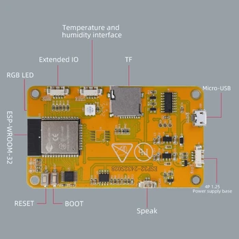 ESP32 Fejlesztési Tanács Wifi, BT, 2.8 Inch 240x320 Intelligens Kijelző TFT Modul