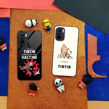 A Kalandok A T-TintinS Telefon Esetében A Xiaomi 13 10 10T 11T 11azt Redmi Megjegyzés 11 8 9 11 Pro Poco M4 F3 X3 Üveg Fedél