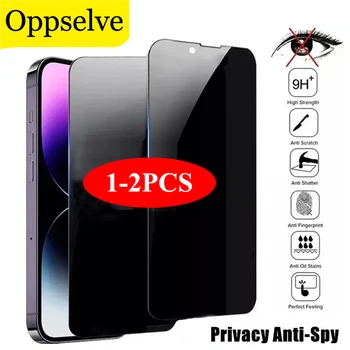 Világos Anti-spy Üveg iPhone 15 14 11 12 Pro Max XR XS X 8 7 6 Plusz 13 Mini Mobiltelefon, a Képernyő Védő Anti-endoszkóp Film