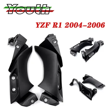 Új Fekete Oldalsó Keret Közepén fedőpanelt Burkolat Burkolat A Yamaha YZF R1 YZFR1 YZF-R1 2004 2005 2006 Motorkerékpár Accessorry