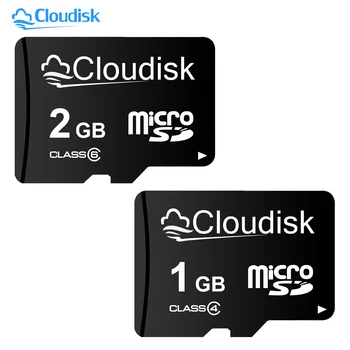 Cloudisk Kiváló Minőségű Microsd 1GB 2GB Class4 Eredeti Chip Memória TF Kártya Roku