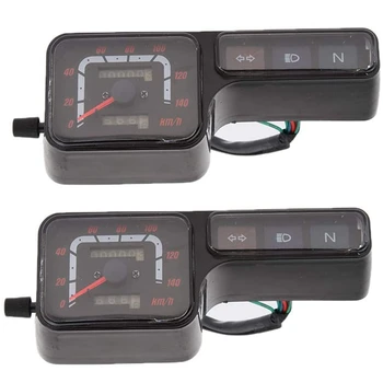 2X Motoros LCD Digitális Sebességmérő kilométer-Számláló Fordulatszámmérő Műszer A Honda XR250 CRM250 BAJA250