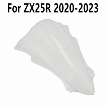Spoiler Szélvédőre Fekete átlátszó ZX25R ZX 25r vonalon 2020-2021-2022-2023 Szél Deflectore Szélvédő