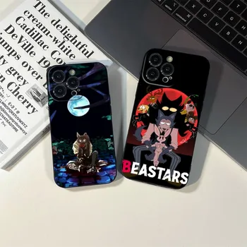 Anime Beastars Telefon tok IPhone 14 13 11 12 Pro 8 7 Plus X 13 Pro MAX XR XS MINI SE 2020 Fekete Takaró