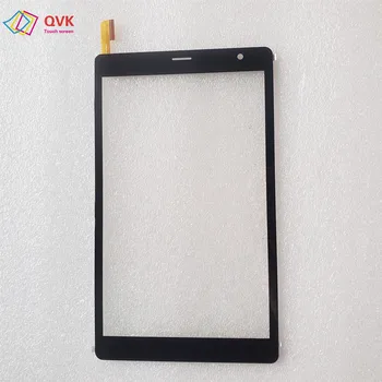 8 Colos Fekete P/N XLD86385-V3 Tablet PC Kapacitív érintőképernyő Digitalizáló Érzékelő Külső 2.5 D Üveg Panel