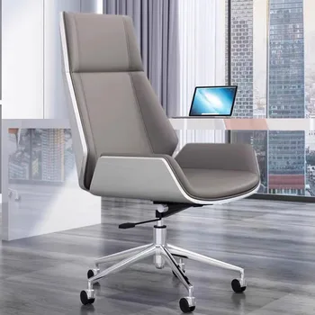 Tervező Irodai Szék, háttámlás szék irodai munkára Kényelmes Otthoni Számítógép Irodai Szék Hálószoba Silla De Escritorio Luxus bútorok