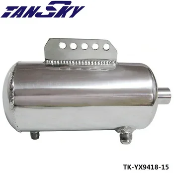 Univerzális Polírozott Alumínium Ötvözet 1,5 L Üzemanyag Túlfeszültség Tank EGY szerelvények tükör polírozott TK-YX9418-15