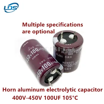 1db Horn alumínium elektrolit Kondenzátor 400V/450 v 100UF Micromethod 22x30/25*35/22X40mm