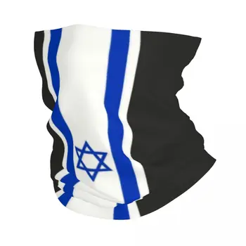 Izrael Csíkos Zászló Kendő Nyak Gaiter Szélálló Arcát Sállal Takarja A Nők A Férfiak Hazafias Fejfedőt Cső Balaclava