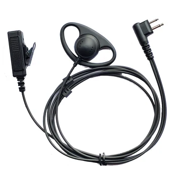 2PIN D Gyűrű Fülhorgot Fülhallgató Mikrofon, Headset Motorola CP180 CP185 CP040 EP450 DP1400 GP2000 CP200 CLS1410 Walkie Talkie