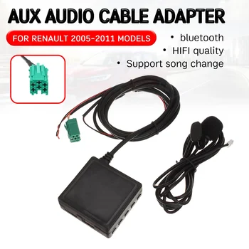bluetooth-Aux Vevő Kábel, USB,mikrofon kihangosító-Aux Adapter Renault Clio,Kangoo,Megane 2005-2011